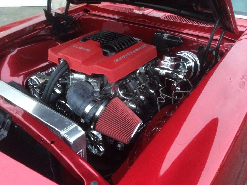 Engine Bay — Supercharged
