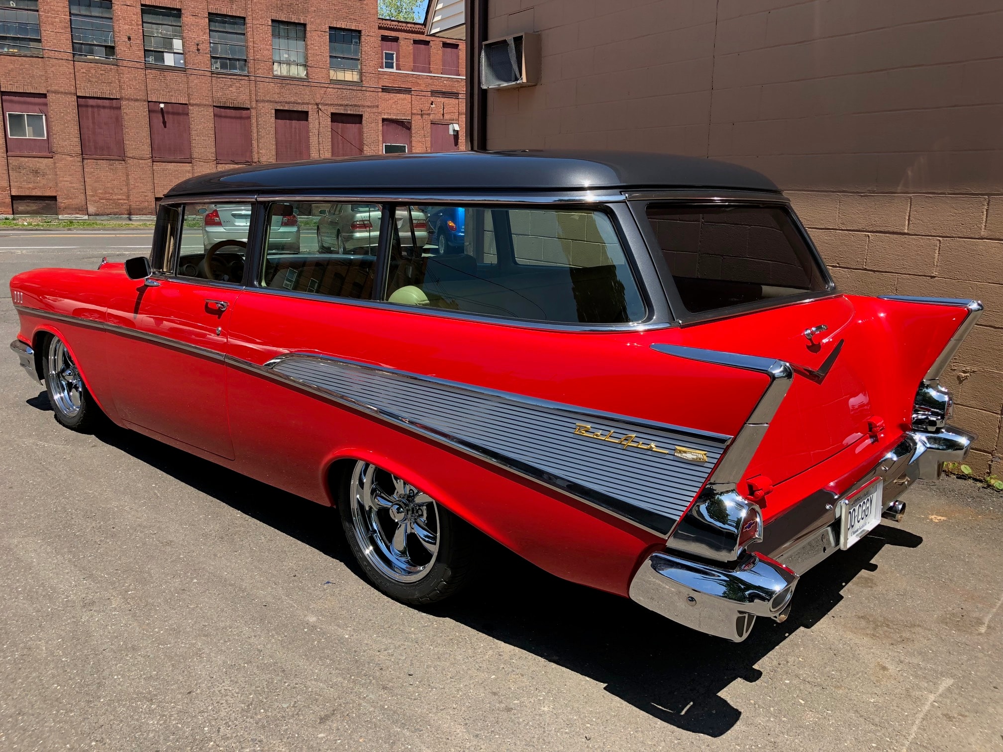 1957 Chevy Wagon — Rear